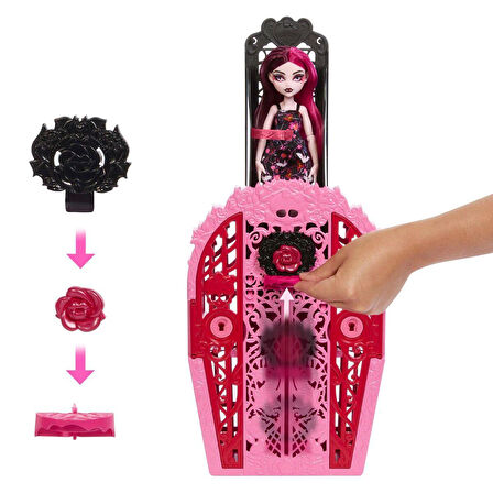 Orjinal Monster High Bebekleri Monster Garden Mysteries Gizemli Arkadaşlar Monster High Seri 4 Bebekleri Draculaura