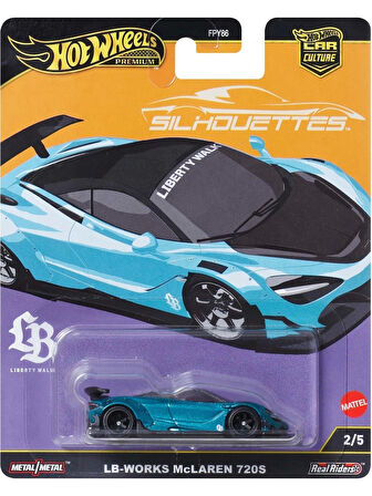 Hotwhells Premium Car Culture Silhouettes Lb-Works Mclaren 720S