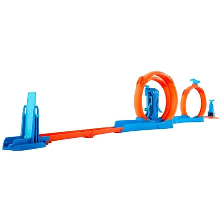 Hot Wheels Track Creator Üçlü Çember Pist Seti JDW39
