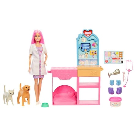 Barbie'nin Veteriner Kliniği Oyun Seti JFX93