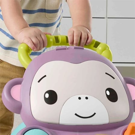 Fisher-Price Benimle Öğren Mor Maymun Yürüteç JGW94