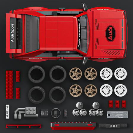 Mattel Brick Shop Hot Wheels JLK39 '84 Audi Sport Quattro
