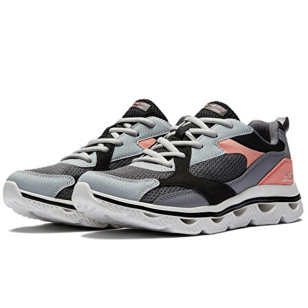 Skechers Arc Waves-Glide-Fly Memory Foam Sneaker Hafızalı Taban Günlük Spor Ayakkabı Gri