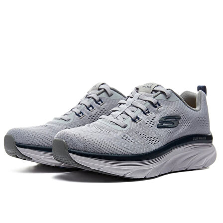 Skechers D'Lux Walker-Commuter Memory Foam Mens Walking Shoes Hafızalı Taban Erkek Yürüyüş Ayakkabısı Gri