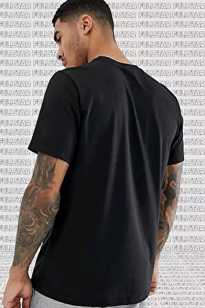 Nike Dri Fit Training Cotton Tee Short Sleeve Baskılı Siyah Tişört