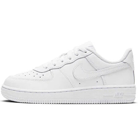 Nike Air Force 1 PS White Leather Sneaker Hakiki Deri Unisex Günlük Spor Ayakkabı Beyaz