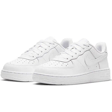 Nike Air Force 1 PS White Leather Sneaker Hakiki Deri Unisex Günlük Spor Ayakkabı Beyaz