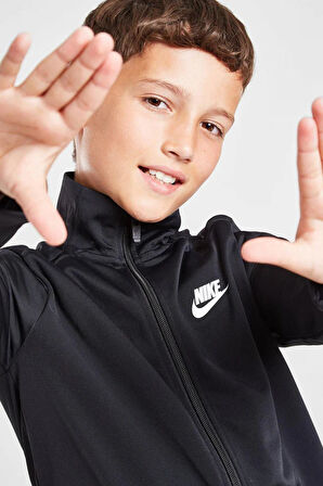 Nike Sportswear Futura Big Kids' Tracksuit Black Unisex Çocuk Eşofman Takımı Siyah