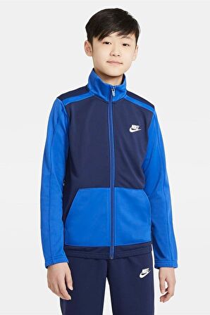 Nike Sportswear Futura Unisex Track Suit Dark Blue Çocuk Eşofman Takımı Lacivert