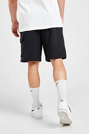 Nike Sportswear Club Men's Cargo Shorts Erkek Pamuklu Kargo Şort Siyah