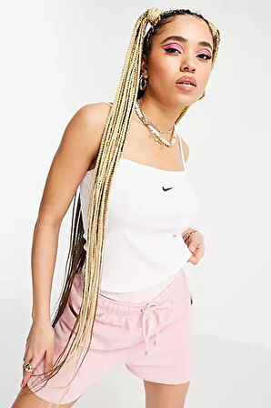 Nike Sportswear Essential Cami Tank Top Kadın Atlet Beyaz