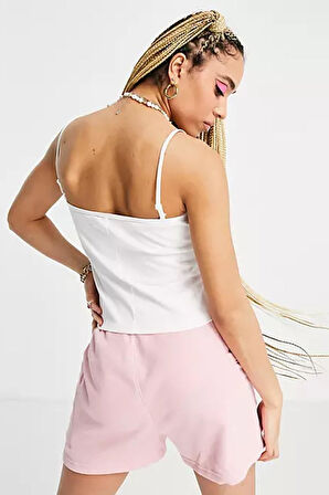 Nike Sportswear Essential Cami Tank Top Kadın Atlet Beyaz