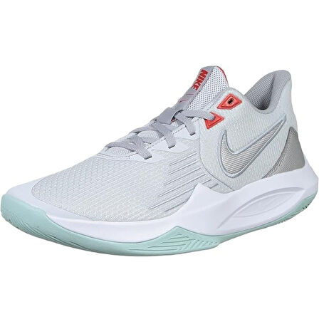 Nike Precision V Basketball Shoes Grey Unisex Basketbol Ayakkabısı Gri