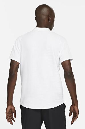 Nike Tenis Tshirt Court Dri-FIT ADV Slam Beyaz Tenis Tişört