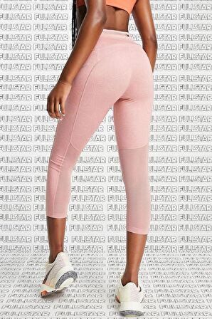 Nike Fast Run Division Crop Leggings Pink 3 Cepli Toparlayıcı Pembe Kısa Tayt