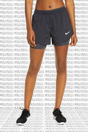 Nike Flex Tempo Lux 2in1 Running Shorts Buhar Bariyeri Cepli Antrasit Taytlı Şort