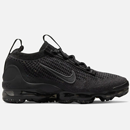 Nike Air VaporMax Flyknit  Unisex Sneaker Black Unisex Günlük Spor Ayakkabı Siyah