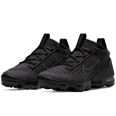Nike Air VaporMax Flyknit  Unisex Sneaker Black Unisex Günlük Spor Ayakkabı Siyah