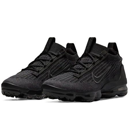Nike Air VaporMax Flyknit  Unisex Sneaker Black Unisex Günlük Spor Ayakkabı Siyah