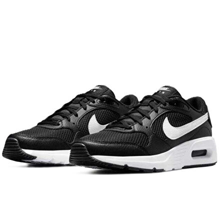 Nike Air Max SC GS Leather Sneaker Hakiki Deri Günlük Spor Ayakkabı Siyah