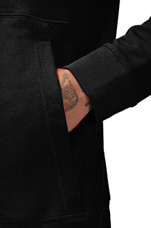 Nike Jordan 23 Alpha Men's Dry Fleece Hoodie Erkek Kapüşonlu Sweatshirt Siyah