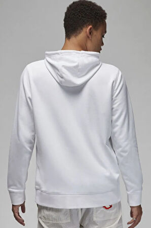 Nike Jordan 23 Alpha Men's Dry Fleece Hoodie Erkek Kapüşonlu Sweatshirt Beyaz