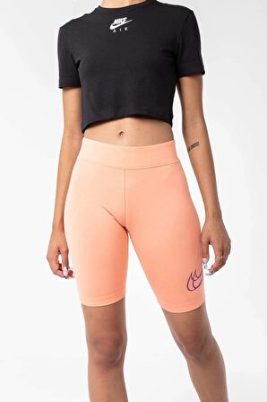 Nike Sportswear Tight Fit Biker Shorts Pamuklu Somon Tayt Şort