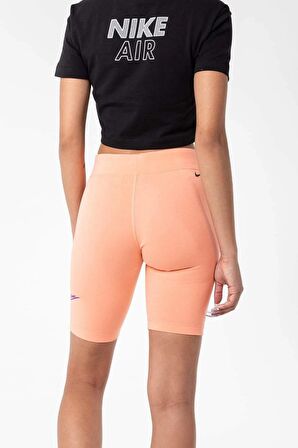Nike Sportswear Tight Fit Biker Shorts Pamuklu Somon Tayt Şort