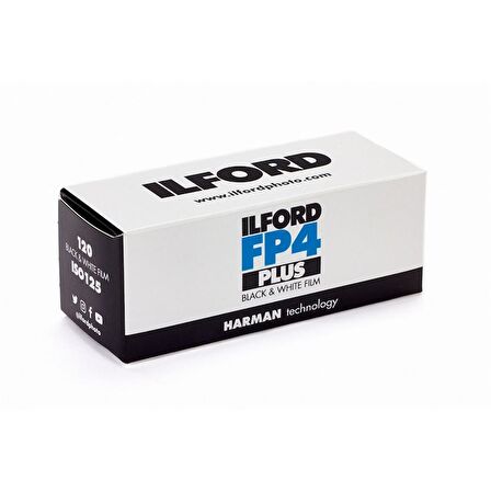 Ilford FP4 Plus 125 Siyah Beyaz Negatif 120 Roll Film (SKT: 09-2022)