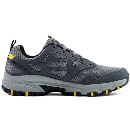 Skechers Hillcrest Leather Memory Foam Outdoor Sneaker Hafızalı Taban Hakiki Deri Erkek Outdoor Ayakkabı Gri