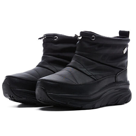Skechers D'Lux Walker-Winter Up Memory Foam Waterproff Womens Sneaker Hafızalı Taban Su Geçirmez Kadın Bot Siyah