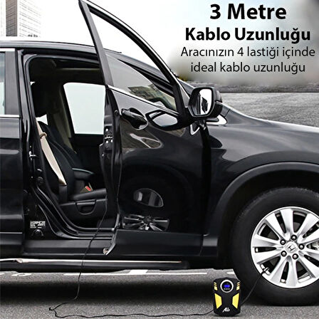 Enraco ST-5002 Dijital Basınç Göstergeli Oto Lastik Şişirme Pompası Hava Kompresörü