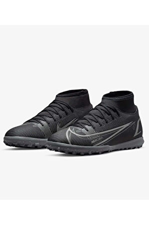 Nike Superfly 8 Club TF Soccer Shoes Siyah Halı Saha Ayakkabısı