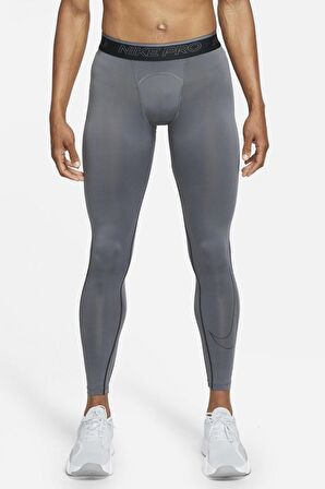 Nike Pro Men's Leggins Tights Dri-Fit Grey Gri Erkek Taytı