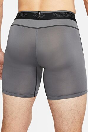 Nike Pro Dri Fit Training Run Shorts Tights Erkek Antrenman Şortu Gri Boxer