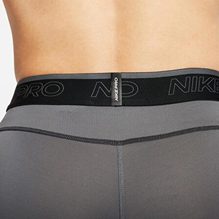 Nike Pro Dri Fit Training Run Shorts Tights Erkek Antrenman Şortu Gri Boxer
