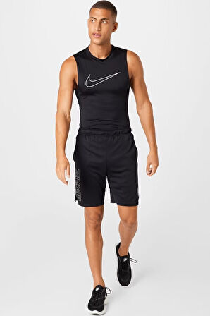 Nike Pro Dri Fit Mens Training Slim Fit Tank Black Erkek Spor Atlet Siyah