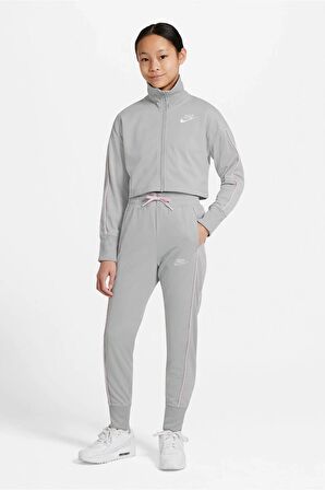 Nike Sportswear Tracksuit Grey Kız Çocuk Eşofman Takımı Gri