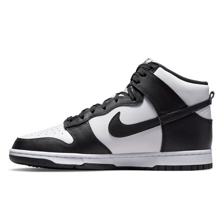 Nike Dunk Hıgh Retro Leather Unisex Shoes Hakiki Deri Günlük Spor Ayakkabı Beyaz Siyah