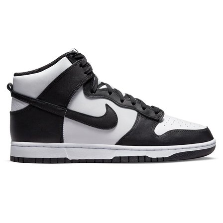 Nike Dunk Hıgh Retro Leather Unisex Shoes Hakiki Deri Günlük Spor Ayakkabı Beyaz Siyah