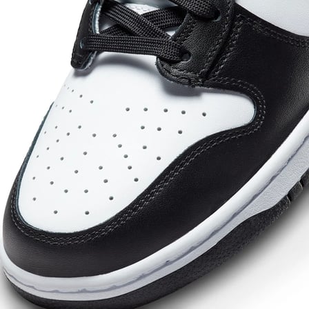 Nike Dunk Hıgh Retro Leather Unisex Shoes Hakiki Deri Günlük Spor Ayakkabı Beyaz Siyah