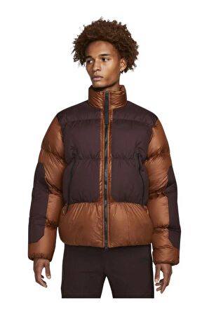 Nike Sportswear Therma Fit Puffer Down Fill Jacket Kaz Tüyü Kahverengi Mont