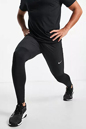 Nike Running UV Challenger Dri Fit Hybrid Joggers Black Erkek Koşu Antreman Eşofman Altı Siyah