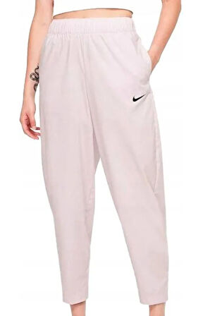 Nike Sportswear Essential Woven Loose Fİt High Rise Curve Trousers Kadın Dokuma Bol Kesim Eşofman Altı Lila