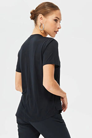 Nike One Dri Fit Training T-Shirt Kadın Antreman Tişörtü Mor