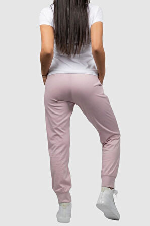 Nike Sportswear Essential Standart Fit Jersy Pants İnce Rahat Kalıp Pembe Eşofman Altı