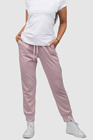 Nike Sportswear Essential Standart Fit Jersy Pants İnce Rahat Kalıp Pembe Eşofman Altı