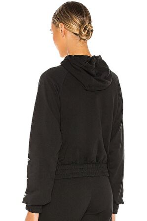 Nike Air Sportswear Fleece Cropped Loose Fit Full Zip Hoodie Kapüşonlu Bol Sweatshirt 