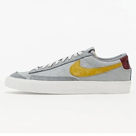 Nike Blazer Low '77 Leather Sneaker Hakiki Deri Günlük Spor Ayakkabı Ayakkabı Gri