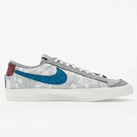 Nike Blazer Low '77 Leather Sneaker Hakiki Deri Günlük Spor Ayakkabı Ayakkabı Gri
